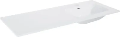 Obrázek produktu pro Umyvadlo na skříňku Jungborn - sanitární keramika bílá 121 cm 145965