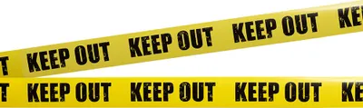 Produktbild von Absperrband Keep Out - Gelbes Band Scene Crime