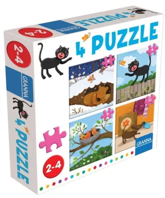 Produktbild von Granna Progressive Puzzles Tiere 31 Teile für Kleinkinder
