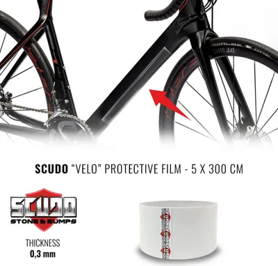 Obrázek produktu pro Ochranná páska v roli na rám jízdního kola, 5 x 300 cm