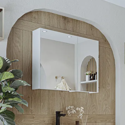 Obrázek produktu pro Roomart GUSTO-I-75 Koupelnový nábytek Zrcadlová skříňka, šířka 75 cm, bílá