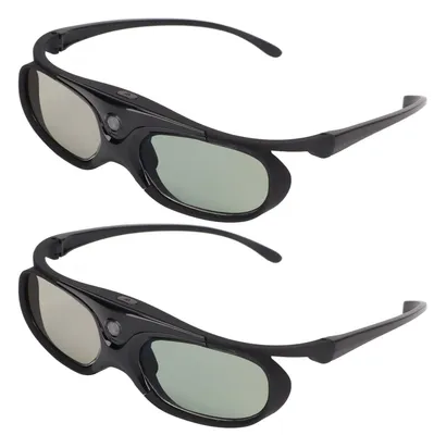 Productafbeelding van 3D Bril 2 Stks 144Hz Active Shutter LCD Lens voor DLP Projectors