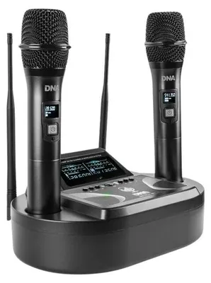Immagine prodotto di UMA VOCAL SET - Dual wireless set 2x handheld microphone + receiver with microphone charging station