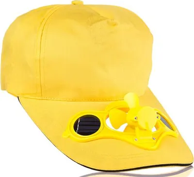 Produktbild von Gelber Windradhut für den Sommer