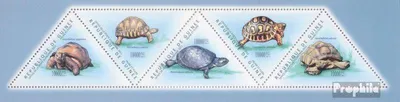 Produktbild von Briefmarken Guinea 2011 Mi 8610-8614 Kleinbogen (kompl. Ausgabe) postfrisch Schildkröten
