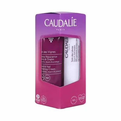 Zdjęcie produktu dla Caudalie Thé Des Vignes Krem do rąk i paznokci 30 ml + Balsam do ust 4,5 g