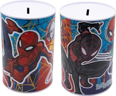 Produktbild von Marvel Spiderman Kinder Jungen XL Spardose Sparschwein aus Weißblech