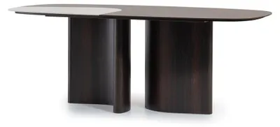 Produktbild von Eleganter Holztisch in Braun für Esszimmer im klassischen Stil