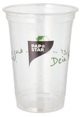 Produktbild von Trinkbecher PLA 0,4 l Ø 9,5 cm · 12,7 cm "Becher aus Mais"