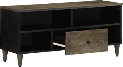 Produktbild von vidaXL TV-Schrank 100x33x46 cm Massivholz Mango