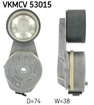 Produktbild von SKF VKMCV 53015 Spannrolle Keilrippenriemen für VOLVO 9700 8500 B 7 7700 B 12