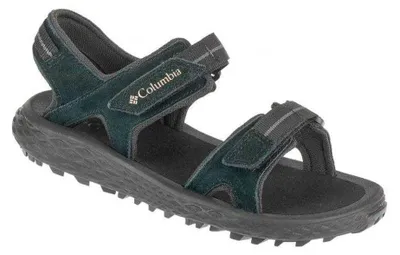 Image de Columbia - Sandales « Konos » pour femmes, daim PP12092 (38 EU) (noir/vert)