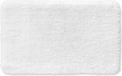 Zdjęcie produktu dla WohnDirect Mata łazienkowa z wysokim włosiem prostokątna MALMÖ White 50 x 80 cm