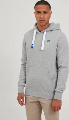 Produktbild von SOLID SDBennHood Herren Kapuzenpullover Hoodie Pullover mit Kapuze Kordelzug Kängurutasche Rippbündchen Label-Details Baumwollmischung Regular fit