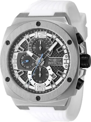 Produktbild von Invicta Racing 48163 Herrenuhr - Quarzwerk - Edelstahl mit grauem Zifferblatt - 47 mm