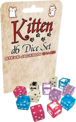 Produktbild von Kitten D6 Dice Set - Steve Jackson Games - Würfelset - Steve Jackson Games