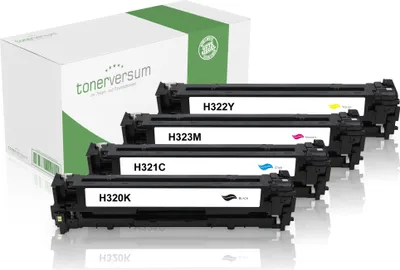 Produktbild von Alternativ zu HP CE320A CE321A CE322A CE323A / 128A Toner CMYK (4er Set)