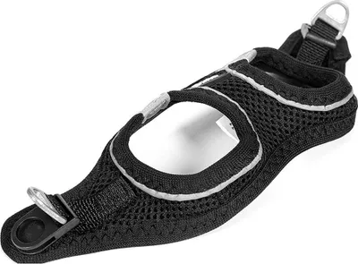 Zdjęcie produktu dla Szelki dla psa Gloria Air Mesh Star Black Rozmiar XXS (24-26 cm)