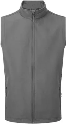 A studio shot of a grey vest.