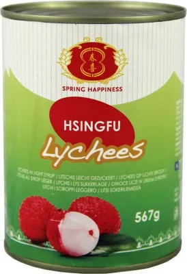 Produktbild von HSINGFU Litschi leicht gezuckert (567g/ 230g ATG) | Lychees in Light Syrup