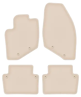 Produktbild von DURBAN Beige Velours-Fußmatten-Set für Volvo S80 I Limousine (1998-2006)