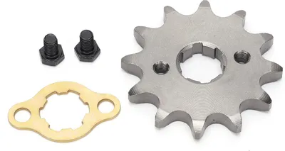 Obrázok produktu pre 17 mm 30 mm predný reťazový koliesko s montážnym príslušenstvom z ocele a zliatiny 12T zubov, vhodné pre reťaz 530