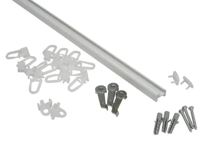Produktbild von GARDINIA Aluminiumschiene 13 Mm Weiß 250 cm