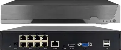Obrázek produktu pro Videorekordér, rozlišení 4K, podpora POE, 8CH, žádný, zástrčka EU