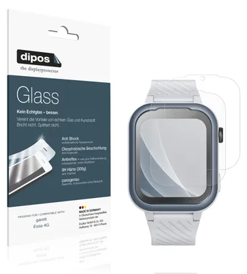 Image de 2x Protection ecrán pour garett Essa 4G mat Verre souple Film Protecteur 9H dipos