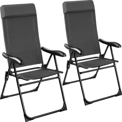 Obrázek produktu pro kempingová židle tectake® Müritz, nosnost 120 kg, 57 x 65 x 112 cm