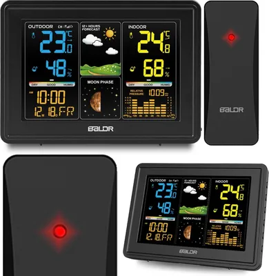Image de Station météo avec écran BD-907 noir