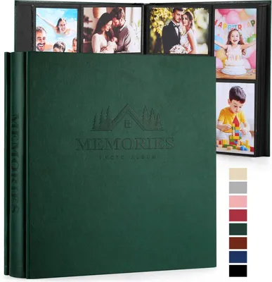 Productafbeelding van Fotoalbum 10 x 15 cm, 600 foto's, kunstleer met reliëf, voor herinneringen