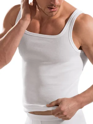 Produktbild von Feinripp Herren Achsel Unterhemd 3er Pack von Esge