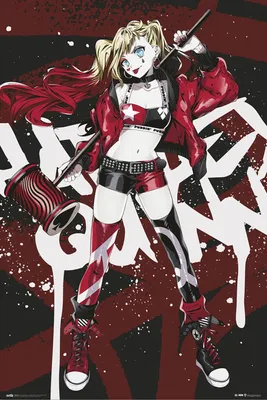 Produktbild von DC Comic Poster Harley Quinn Graffiti