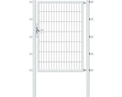 Immagine prodotto di Alberts 646745 Cancello singolo Flexo con accessori, zincato a caldo, larghezza 100 cm, altezza 140 cm