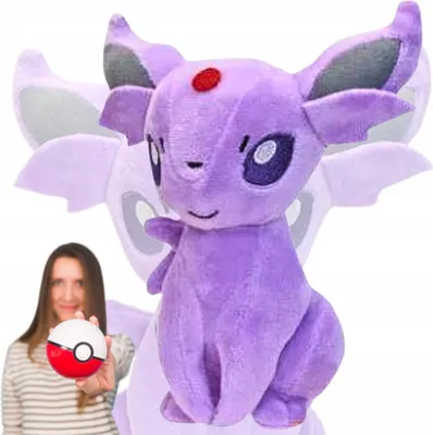 Produktbild von Pokemon Go Plüschfigur Evoli Espeon Evolution 30 cm