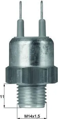 Produktbild von MAHLE TSW 18D Temperaturschalter Kühlerlüfter Thermoschalter für BMW 3 Limousine (E30) 3 Cabrio (E30) 5 Limousine (E28) 6 Coupe (E24) 3 Touring (E30)