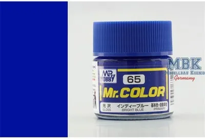 Image de GUNZE GSC065 Bleu vif / Bleu clair (10 ml) Brillant