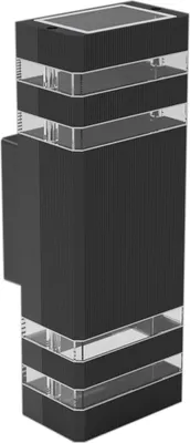 Produktbild von Eko-Light Vini Außenwandleuchte schwarz IP54 2xGU10