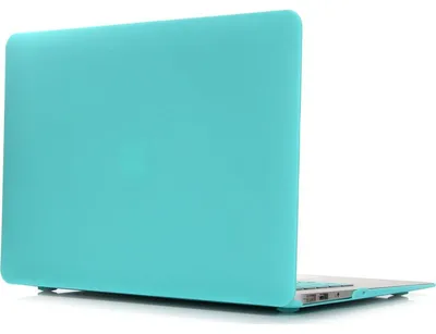 Produktbild von Mobigear Schutzhülle für MacBook Air 13 Zoll (2010-2019), Hartschalenhülle, MacBook Case - Türkis - Modell A1369 / A1466