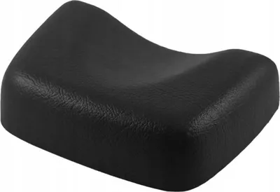 Immagine prodotto di Cuscino poggiatesta in schiuma PUR nero, supporto ergonomico per solarium e lettino, facile da pulire, confortevole e pratico