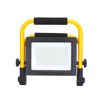 Produktbild von 50W Kaltweiß Tragbaren LED Baustrahler Fluter Strahler mit Stecker IP44