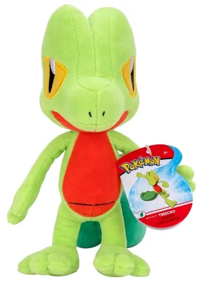 Zdjęcie produktu dla Jazwares - Pluszowa Maskotka Pokemon Treecko 20cm, Oficjalny Produkt Premium