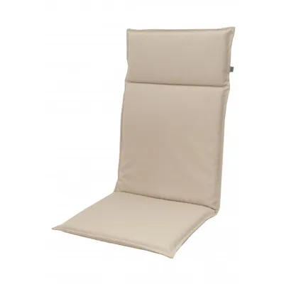 Produktbild von Stuhlauflage Gartenauflage Auflage 119 x 48 x 3,5 cm creme geeignet für den Außenbereich