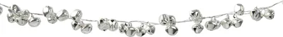 Produktbild von Girlande mit Glöckchen 1,20m Metall Silber
