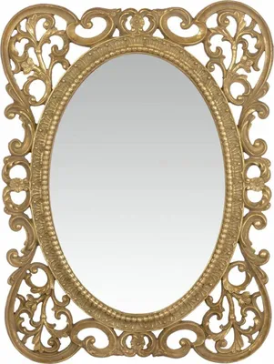 Produktbild von Casa Padrino Barockstil Polyresin Wandspiegel Gold 29,1 x H. 39,1 cm - Barockmöbel