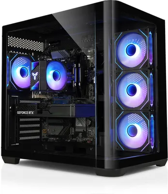 Image de Gaming PC Panorama Curve V AMD Ryzen 7 5700X, 64GB DDR4, NVIDIA RTX 5060 8 GB, 2TB SSD, Windows 11