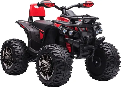 Produktbild von Elektro-Kinderquad, 3-8 km/h, 45 Min. Betriebszeit, LED-Scheinwerfer, Musikplayer mit USB, für Kinder 3 bis 5 Jahre