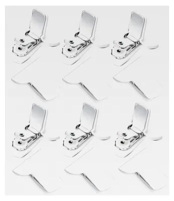 Produktbild von 12 gepolsterte Bettdecken-Clips, Zubehör für Bettwäsche, Decken-Verschlüsse zur Verhinderung von Verrutschen der Bettdecke