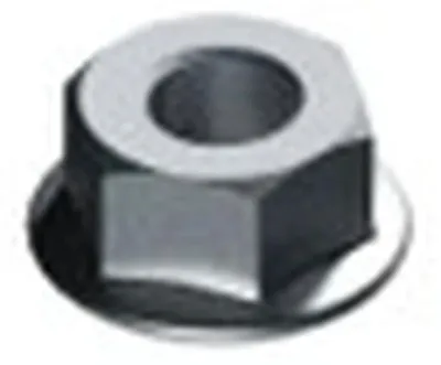 Image de Aerocompact SEK08, écrou hexagonal, M8, bride, denture de blocage, paquet de 50 pièces.